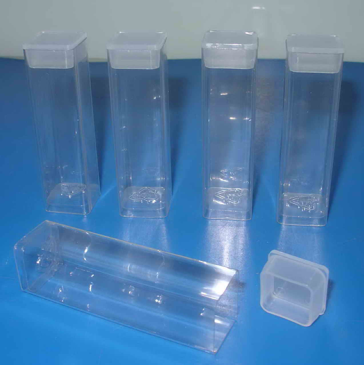 clear square packaging tubes,plastic square tubes,packaging square tubes,square packing tubes
